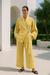 Kvinne Lounge Set To-delt Oversized Lettvekt Vevd Stoff 2