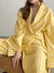 Kvinne Lounge Set To-delt Oversized Lettvekt Vevd Stoff 6