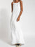 Kvinne Maxi Kjole Halter med Side Slit i Bomulls- og Linblanding 6