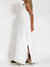 Kvinne Maxi Kjole Halter med Side Slit i Bomulls- og Linblanding 7