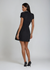 Kvinne Mini Kjole Mock Neck Chic 2