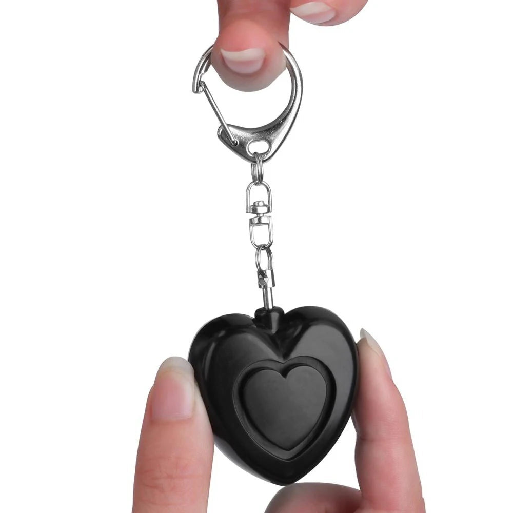 Kvinne Nøkkelring Alarm med LED Lys 7