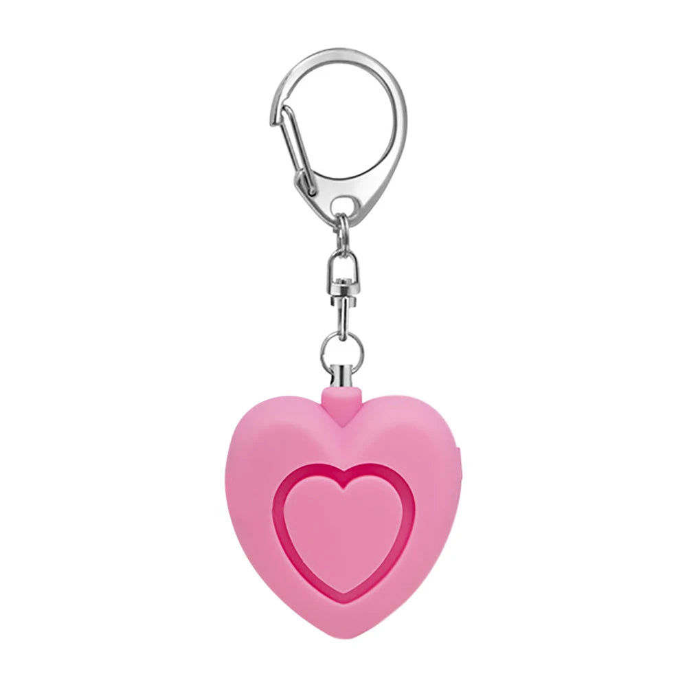 Kvinne Nøkkelring Alarm med LED Lys 8