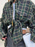 Kvinne Oversized Skjorte Rutete Design 3