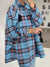 Kvinne Oversized Skjorte Rutete Design 8