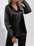 Kvinne Satin Bluse Chic Høststil 4