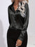 Kvinne Satin Bluse Chic Høststil 5