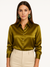 Kvinne Satin Bluse Med Knappelukking 12