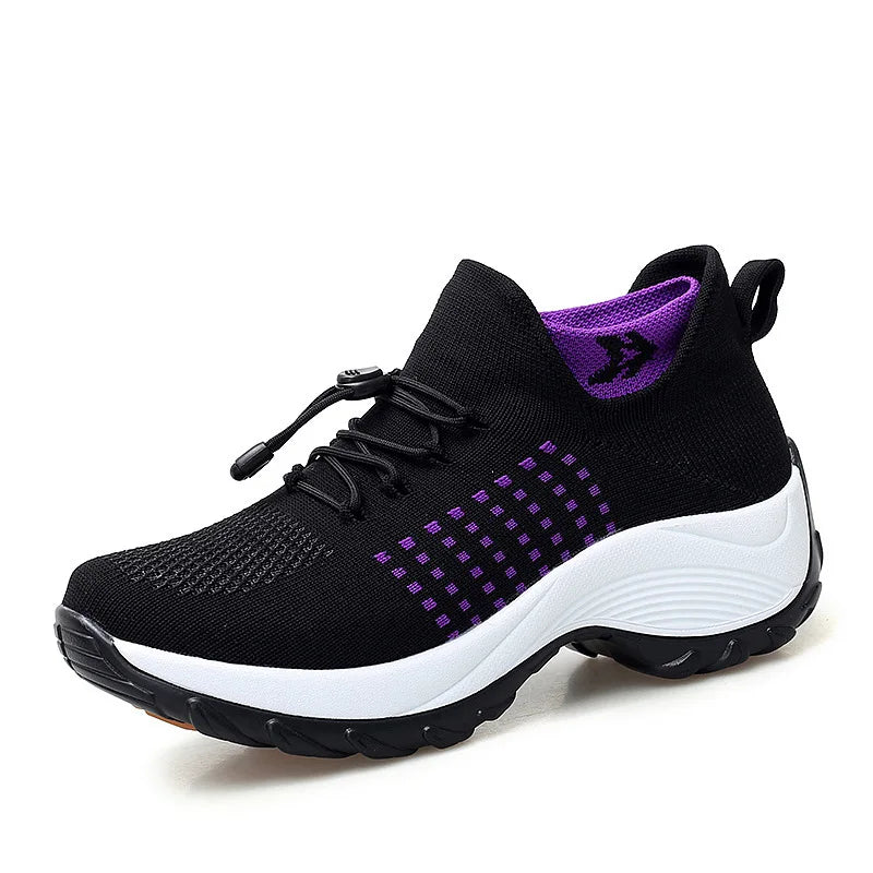 Kvinne Sneakers Plattform Gå Sko 0