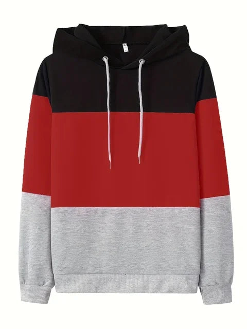 Kvinne Sweatshirt med Fargeblokk Design 8