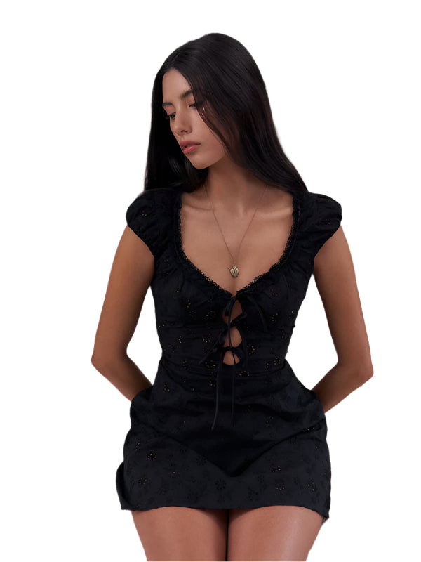 Kvinne Tight Dress Gjennomsiktig Stropp 7