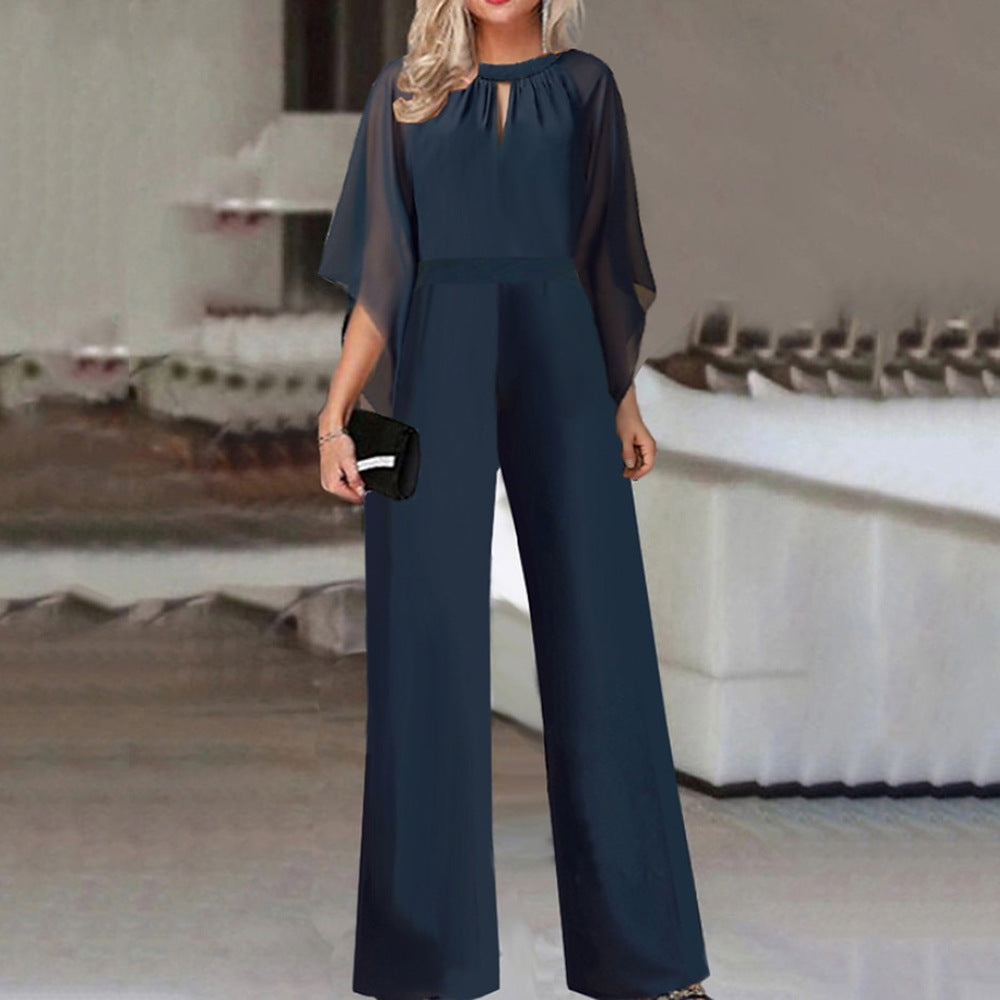 Kvinne To-delt Sett Elegant Stoff 4