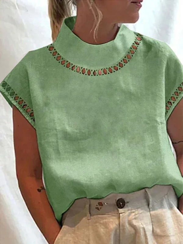 Kvinne Top Elegant Design Polyester 2