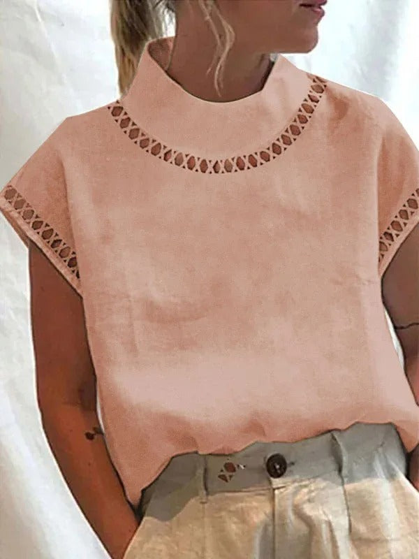 Kvinne Top Elegant Design Polyester 5