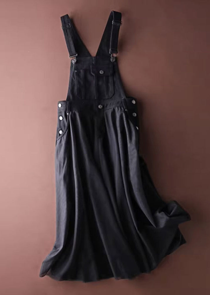 Kvinne Tulle Patchwork Denim Strap Kjole 1