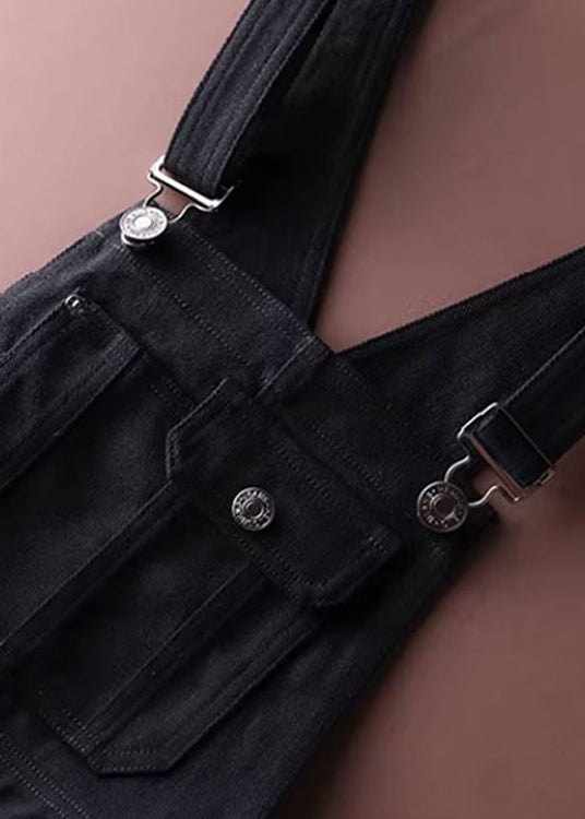 Kvinne Tulle Patchwork Denim Strap Kjole 3