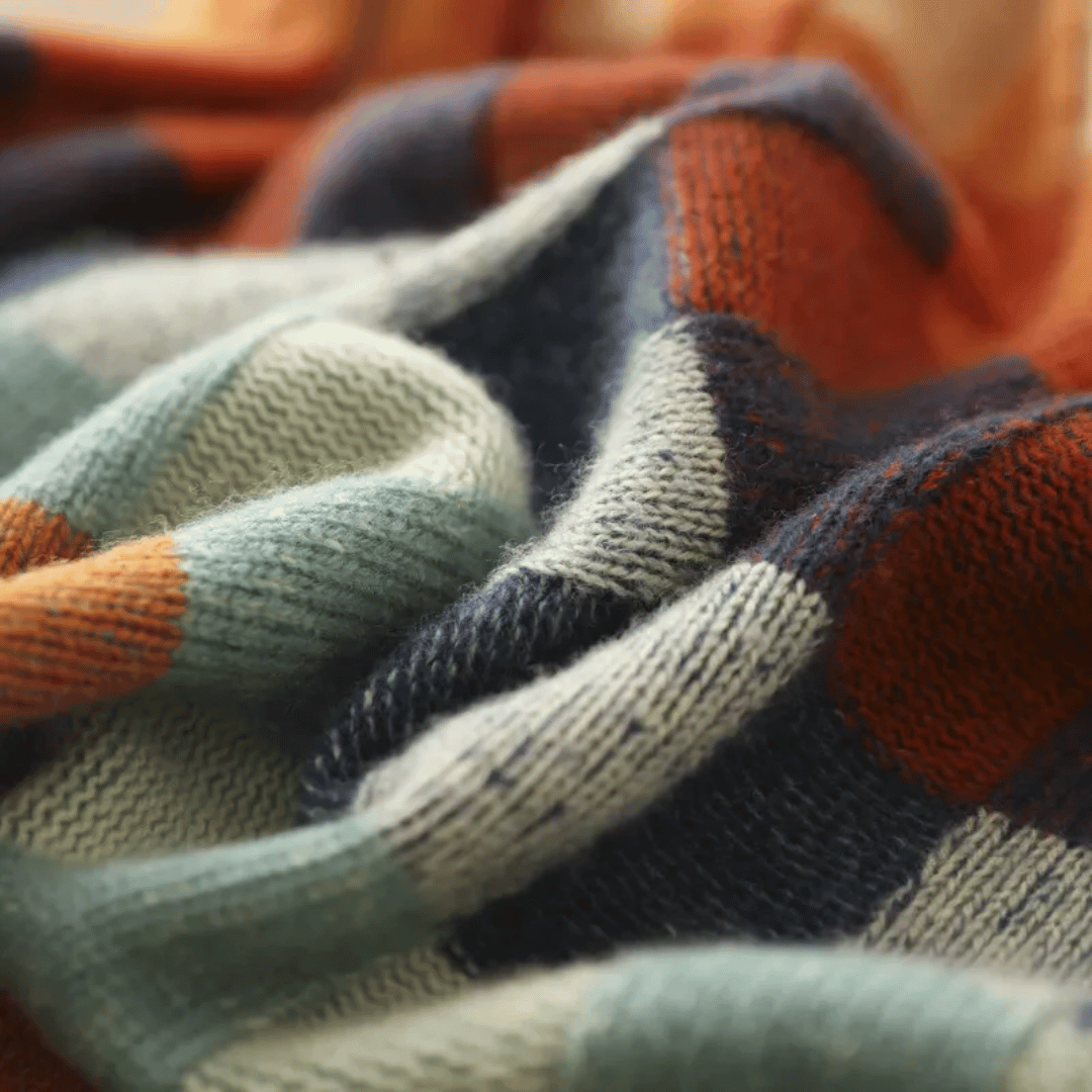 Kvinne Turtleneck Genser Lappeteknikk Myk Fiberblanding 6