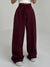 Kvinne Wide-Leg Bukser Høy Midje Lett Stoff Elegant Design 6