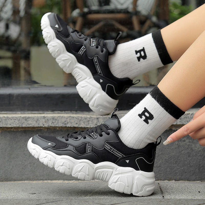 Kvinnelige Chunky Sneakers Sporty Stil 3