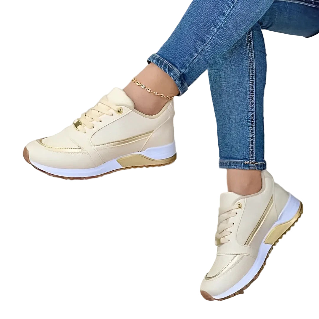 Kvinnelige Gåskor Sporty Design med Sklisikker Såle 0