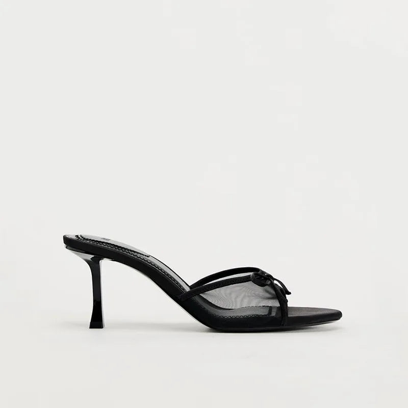 Kvinnelige Høyhælte Sandaler Allsidig Design 1