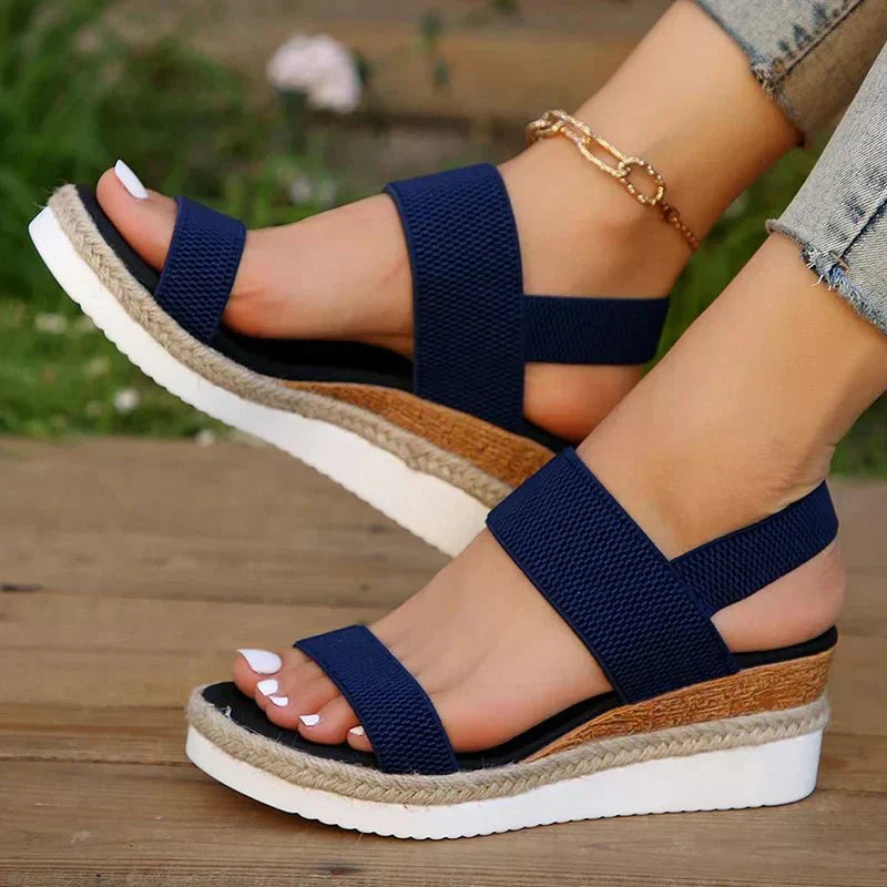 Kvinnelige Sandaler med Plattform og Sporty Stil 10