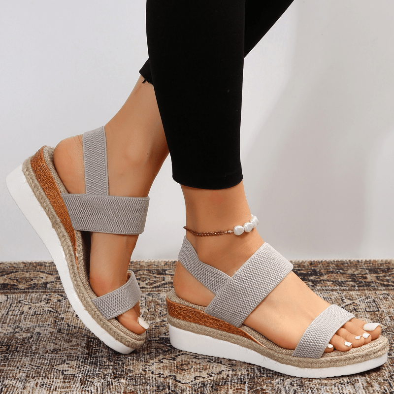 Kvinnelige Sandaler med Plattform og Sporty Stil 9