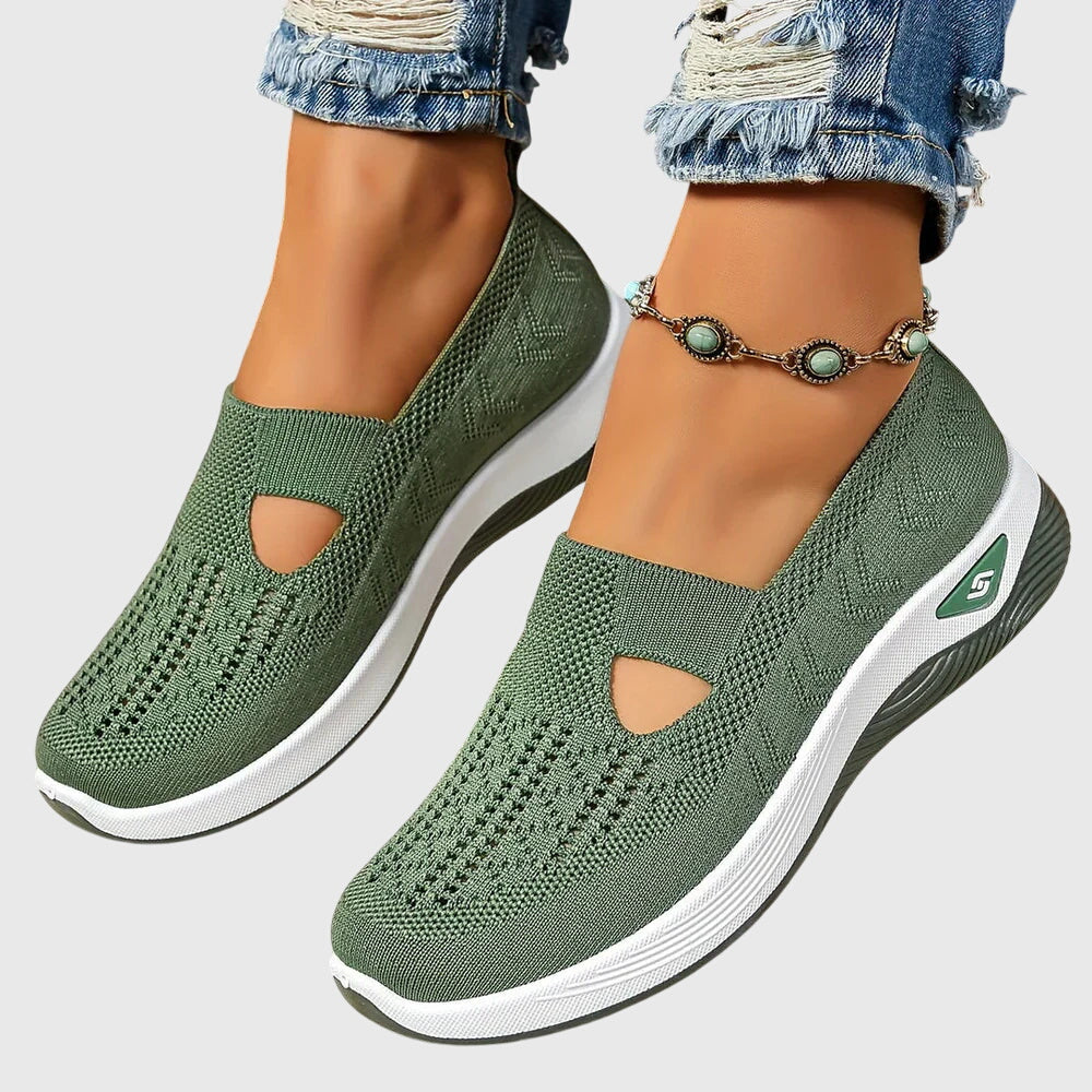 Kvinnelige Slip-On Sko Komfortabel Design Moderne 1