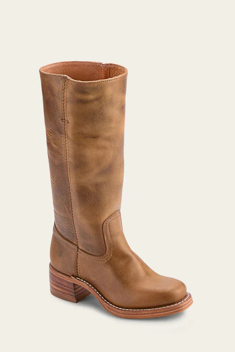 Kvinnelige Vestlige Støvler Mid Calf Klassisk Stil 2