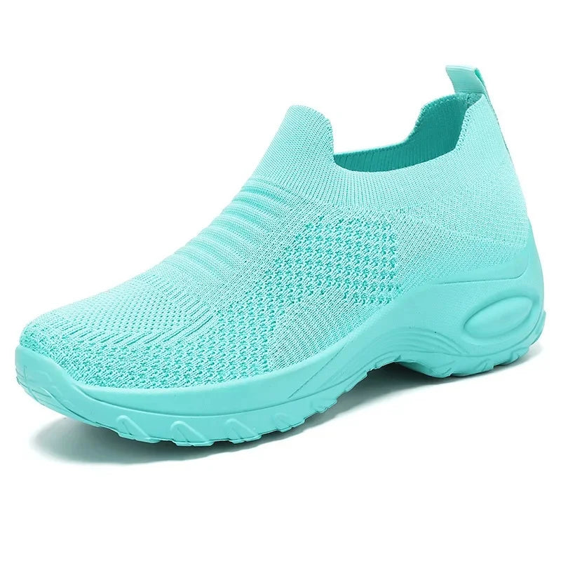 Kvinnenes Fritidssko Sommer Ny Flystrikk Pustende Mesh Komfortable Sko 5