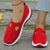 Kvinnenes Sneakers Enkle Flate Tekstil Sko 3