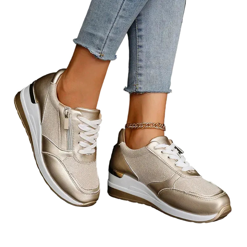 Kvinners Ankelhøye Sneakers med Plattform 0