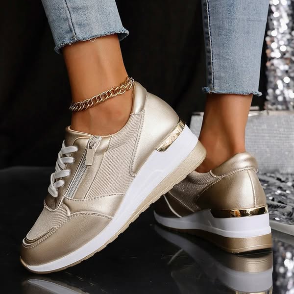 Kvinners Ankelhøye Sneakers med Plattform 1