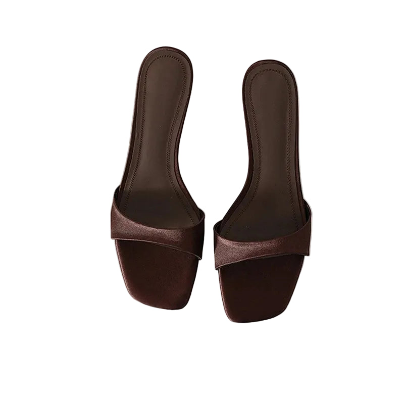 Kvinners Åpne Tøfler Slip On 6