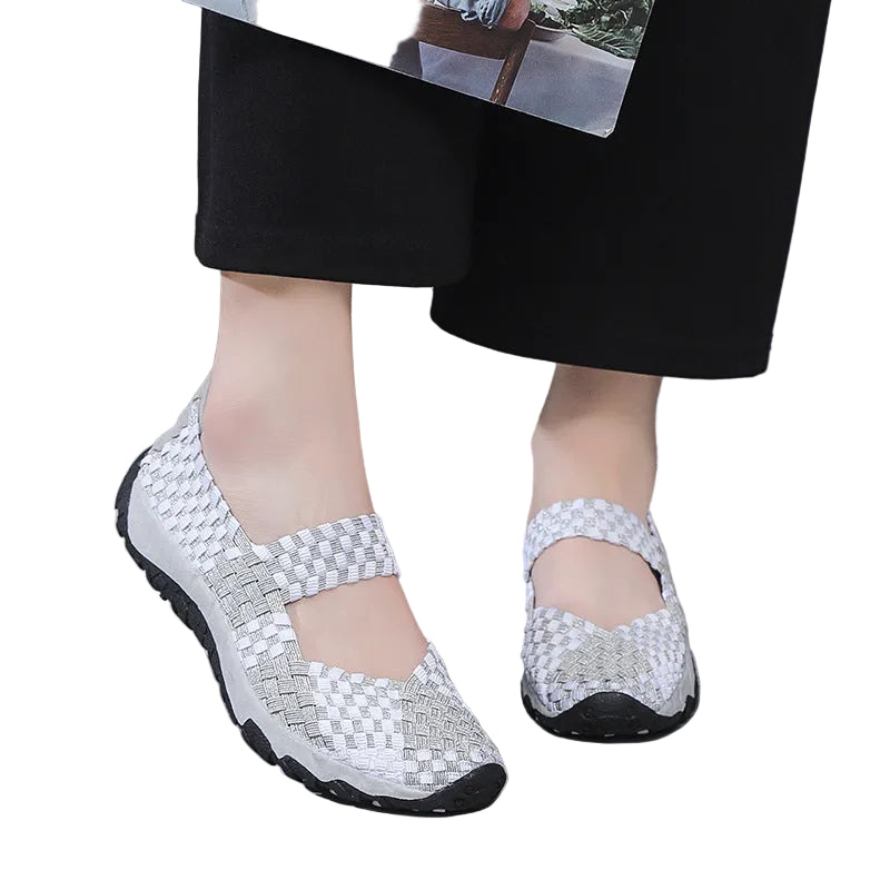 Kvinners Ballerina Sko med Elastiske Stropper 0