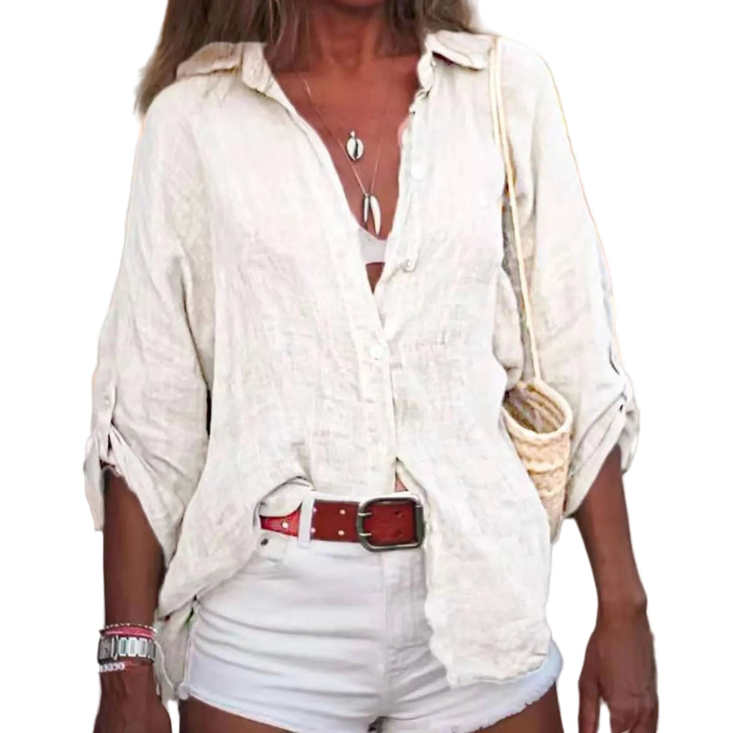 Kvinners Bluse med Lange Ermer 0