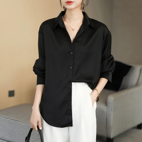 Kvinners Bluse med Lange Ermer 4
