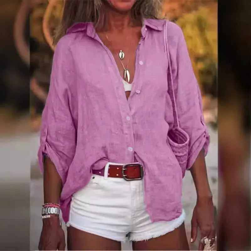 Kvinners Bluse med Lange Ermer 7