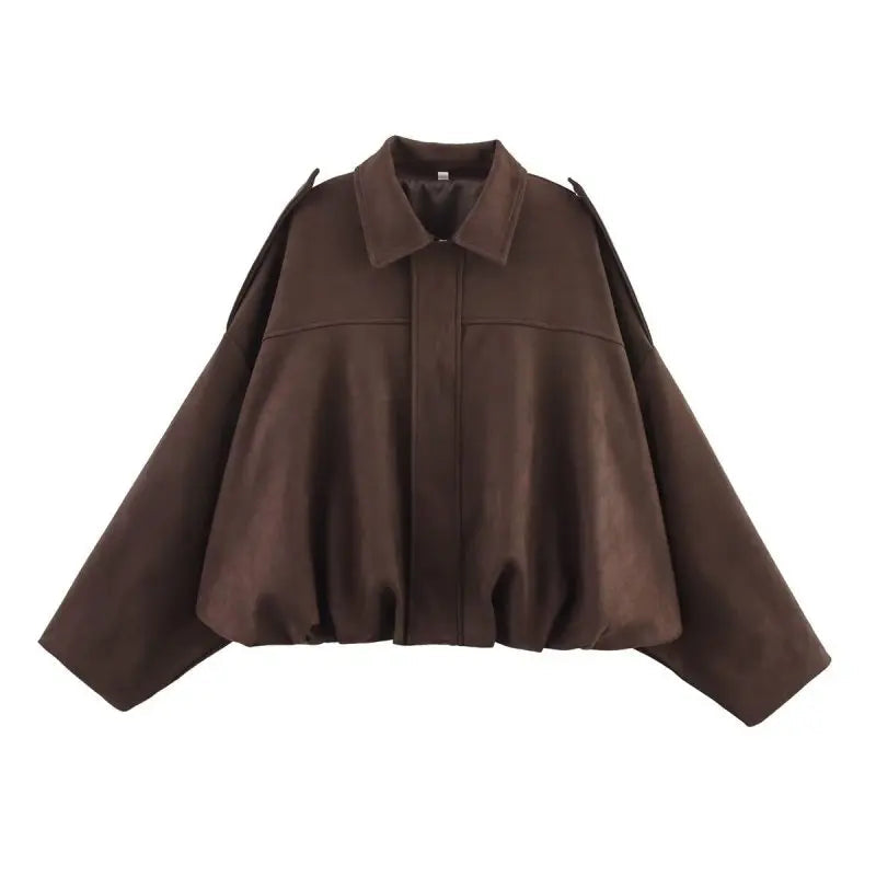 Kvinners Bomberjakke Uformell Stil Trendy Design 9