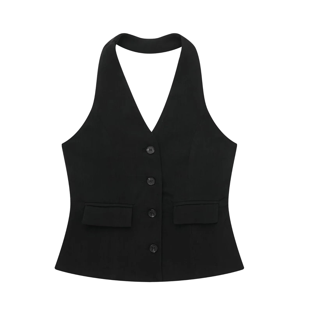 Kvinners Buksedrakt med Halter og Blazer 14