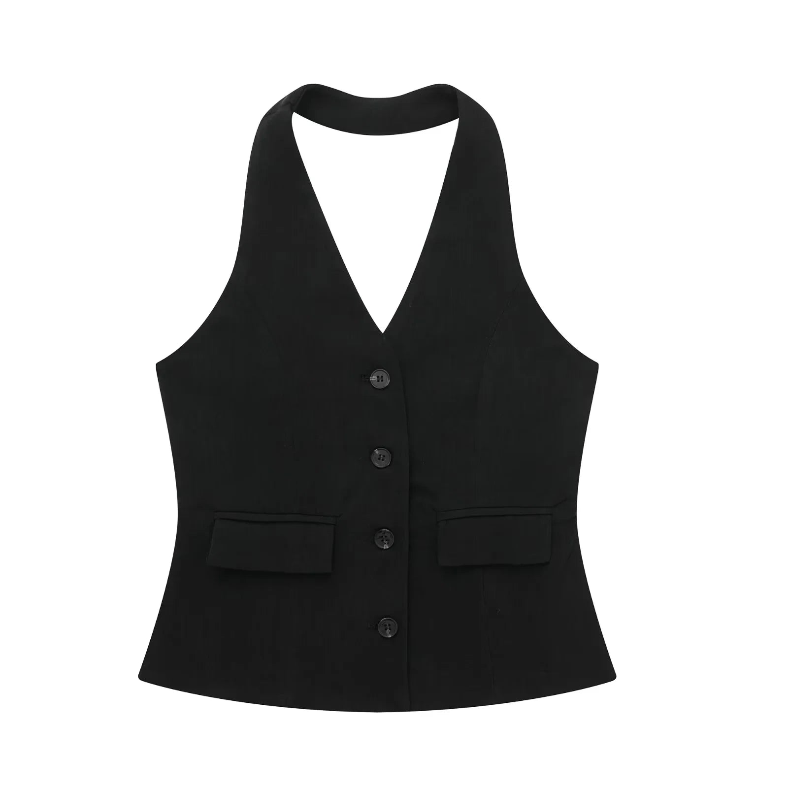 Kvinners Buksedrakt med Halter og Blazer 14