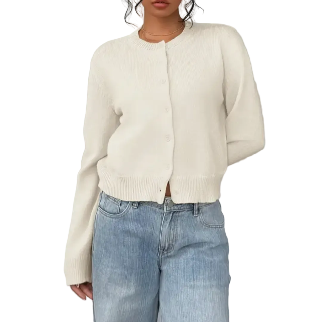 Kvinners Cardigan med Moderne Design 0