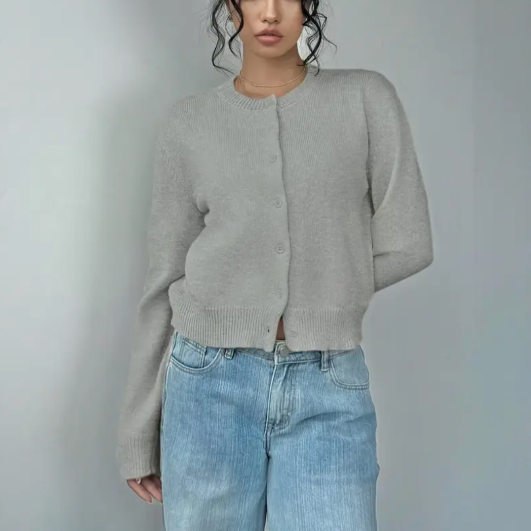 Kvinners Cardigan med Moderne Design 6