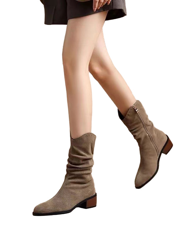 Kvinners Chunky Boots Moderne Design 0