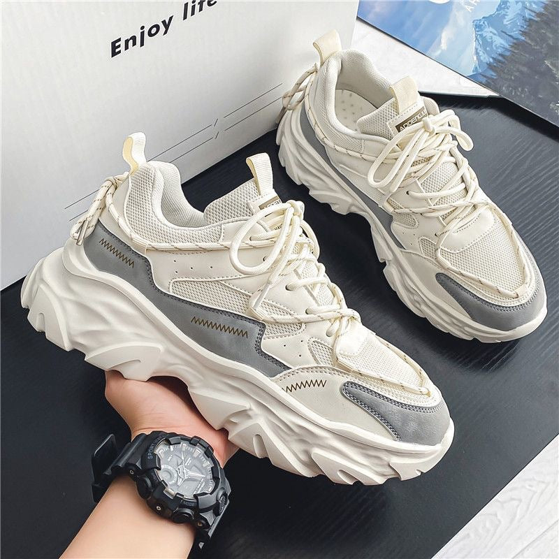 Kvinners Chunky Sneakers Sklisikker Såle 6