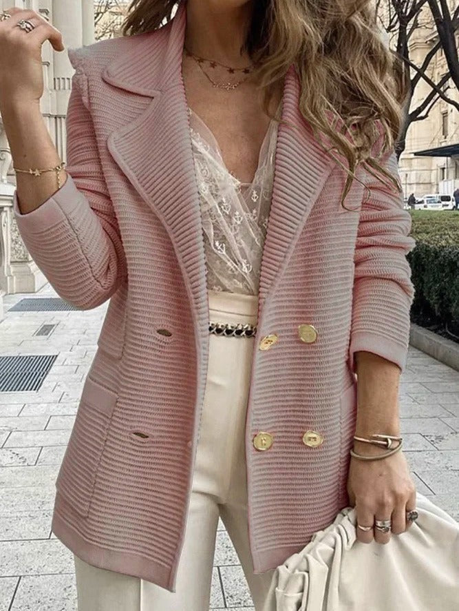Kvinners Dobbeltspent Blazer 3