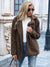 Kvinners Faux Fur Jakke Elegant Myk og Komfortabel 8