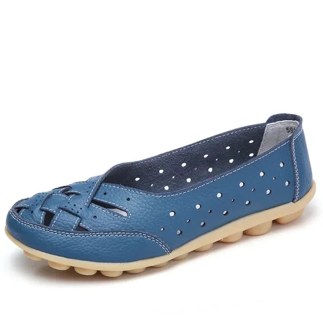 Kvinners Flate Sko Loafers 7