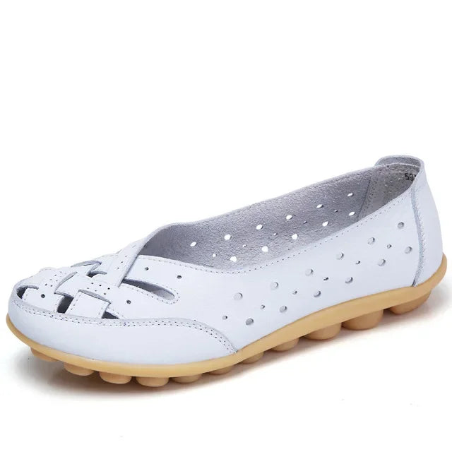 Kvinners Flate Sko Loafers 8