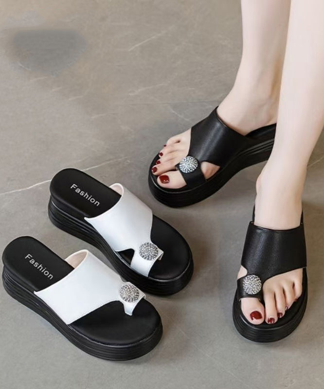 Kvinners Flip Flops Plattform 0